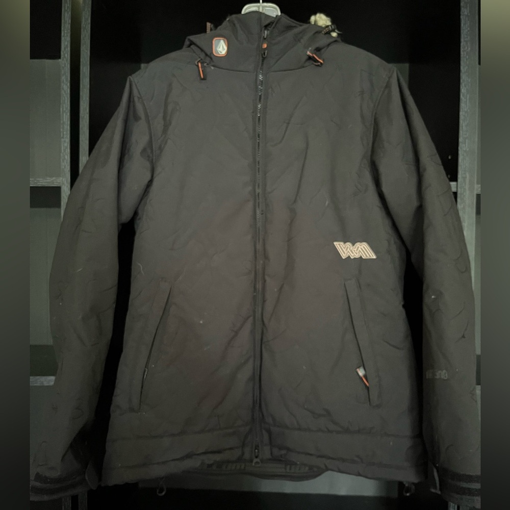 Volcom women’s snowboard jacket black medium
